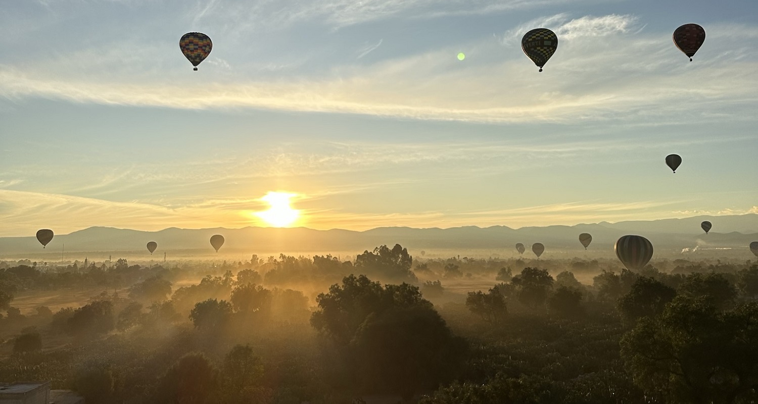 Hotair Balloons at Sunrise